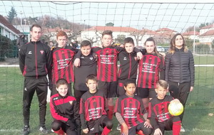 Les U12 ramènent un nul de Rhodia 