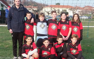 Les U13 de Benji à domicile.