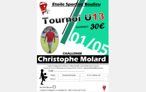 Tournoi U13  Challenge Christophe Molard 