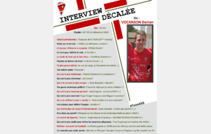 Interview décalée de Dorian Vocanson