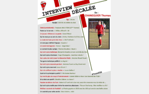 Interview décalée de Thomas Chaneguier
