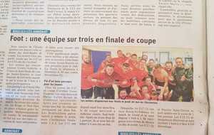UNE EQUIPE SUR TROIS EN FINALE DE COUPE ! 