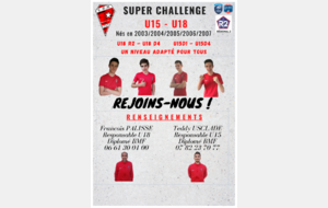 SUPER CHALLENGE U15/U18 - REJOINS NOUS!