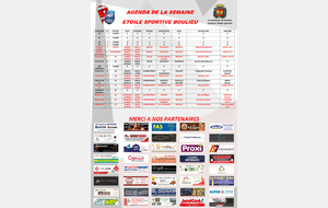 📅| PLANNING DU WEEKEND (26/27Septembre)