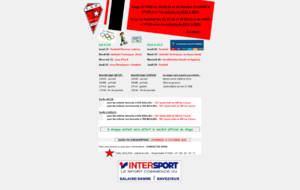  STAGE DE LA TOUSSAINT DU 19 au 29 OCTOBRE 