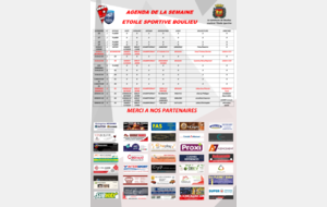 🗓| PLANNING DU WEEKEND 17 ET 18 OCTOBRE 