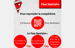 Communiqué OFFICIEL : Pass Sanitaire 