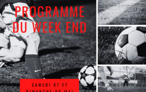 Programme du Week End 07-08 Mai 2022