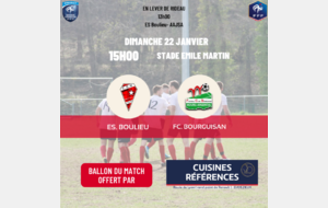 Senior 1 : ES Boulieu / FC Bourguisan