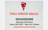 Organigramme Baby-Foot à Séniors saison 2021/2022
