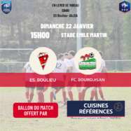Senior 1 : ES Boulieu / FC Bourguisan