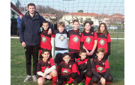 Les U13 de Benji à domicile.