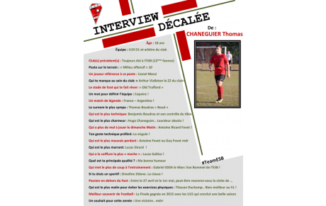 Interview décalée de Thomas Chaneguier