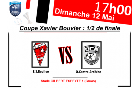 Coupe Seniors Xavier Bouvier - 1/2 Finale
