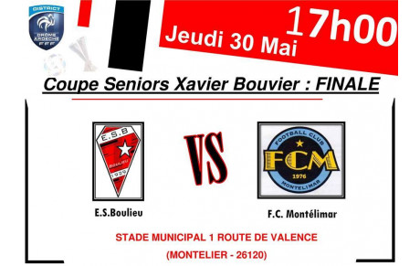 Coupe Drome Ardèche Xavier Bouvier - Finale - ESB / FCM