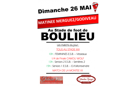 Matinée Merguez/Godiveau : Match de la montée en D2