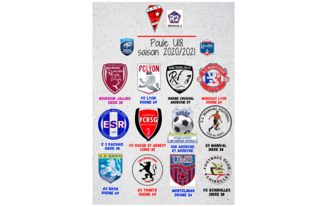 🚨 On connait la poule des U18 R2 pour la saison 2020-2021 ⚽️