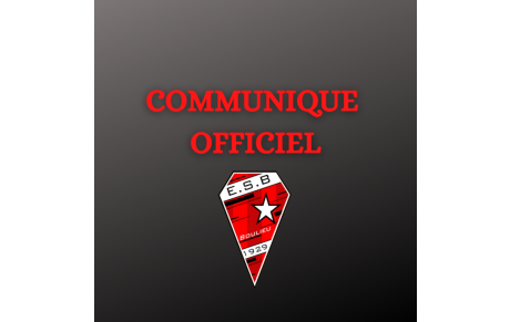 Communiqué OFFICIEL  