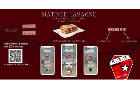 Matinée Lasagne