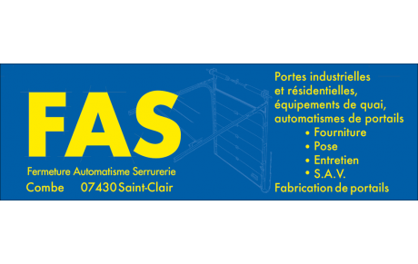 F.A.S - FERMETURE AUTOMATISME SERRURERIE (Saint-Clair)